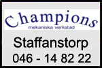 Champions i Staffanstorp